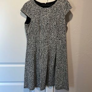 Black and white dress